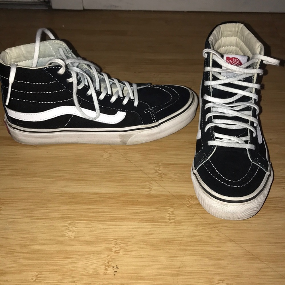 High top vans - worn a few times.